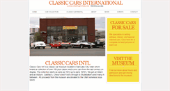 Desktop Screenshot of classiccarsintl.net